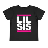 Lil Sis Hip Hop Toddler Shirt - Pink White