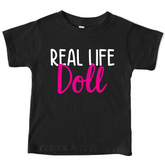 Real Life Doll Baby T-Shirt - White