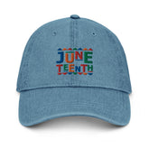 Juneteenth Denim Hat