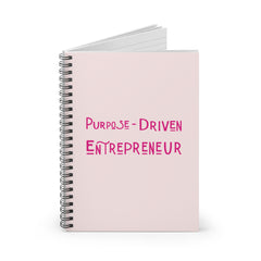 Purpose Driven Entrepreneur Spiral Notebook