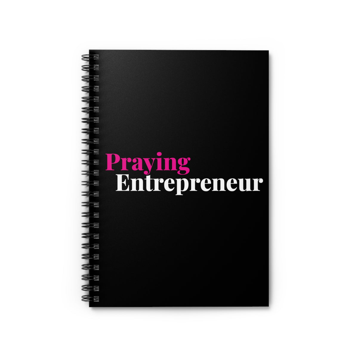 Praying Entrepreneur Spiral Notebook