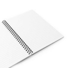 Pyramids Pearls & Educated Delta Girls Spiral Notebook - Crimson & White