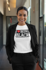 I Love Being Black T-Shirt - Red