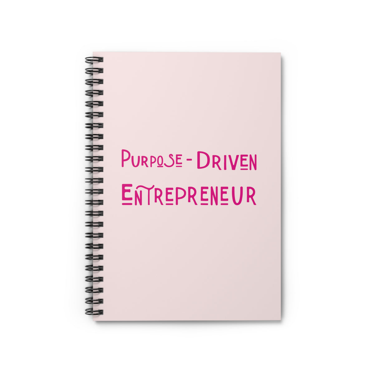 Purpose Driven Entrepreneur Spiral Notebook
