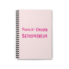Purpose Driven Entrepreneur Spiral Notebook