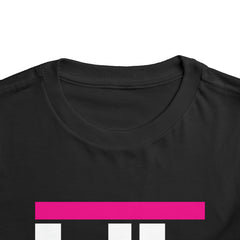 Lil Sis Hip Hop Toddler Shirt - Pink White