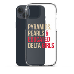 Pyramids Pearls & Educated Delta Girls Clear iPhone® Case
