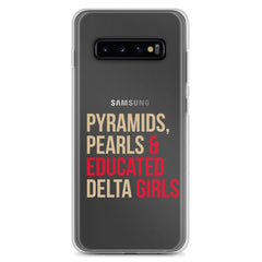 Pyramids Pearls & Educated Delta Girls Clear Samsung® Case