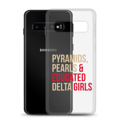 Pyramids Pearls & Educated Delta Girls Clear Samsung® Case
