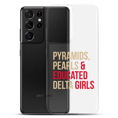 Pyramids Pearls & Educated Delta Girls Clear Samsung® Case