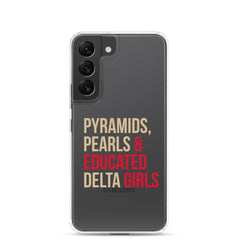 Pyramids Pearls & Educated Delta Girls Clear Samsung® Case