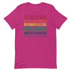 Science is Real Black Lives Matter  T-Shirt