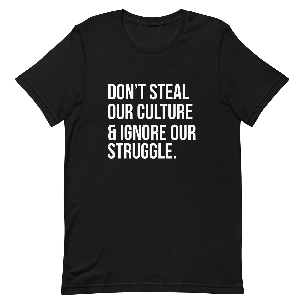 Don't Steal Our Culture & Ignore Our Struggle T-Shirt
