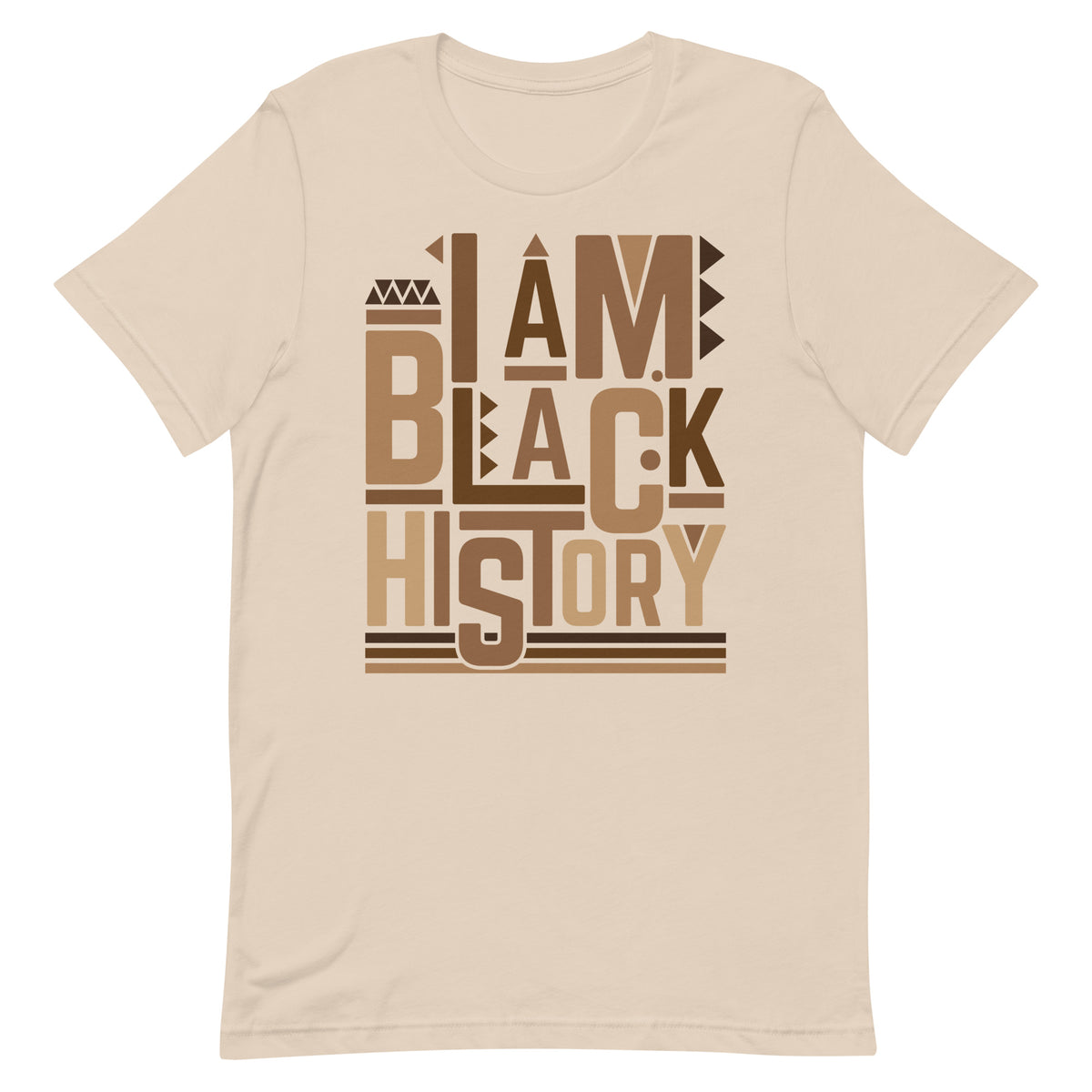 I AM Black History T-Shirt - Brown