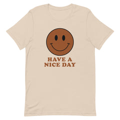 Have A Nice Day T-Shirt - Brown