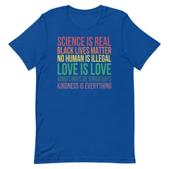 Science is Real Black Lives Matter  T-Shirt