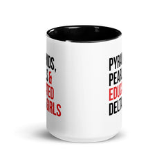 Pyramids Pearls & Educated Delta Girls Accent Color Mug