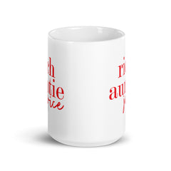 Rich Auntie Juice White Glossy Mug
